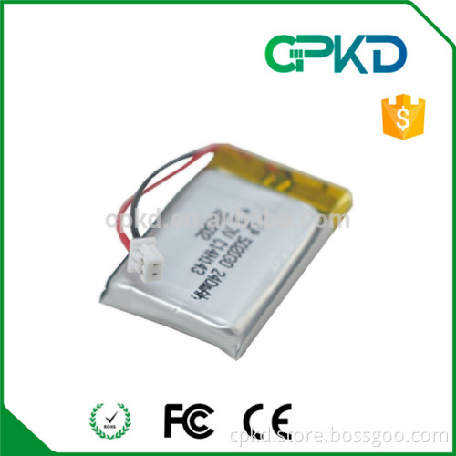 3.7v 450mah lipo battery,customized lithium ion prismatic battery